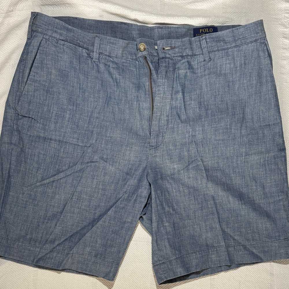 Ralph Lauren Light Blue Classic Fit Shorts